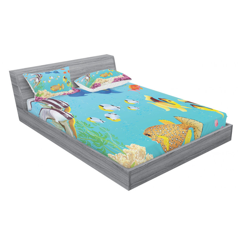 Microfiber Sheet Set, Full Sheet Set with Fitted Sheet