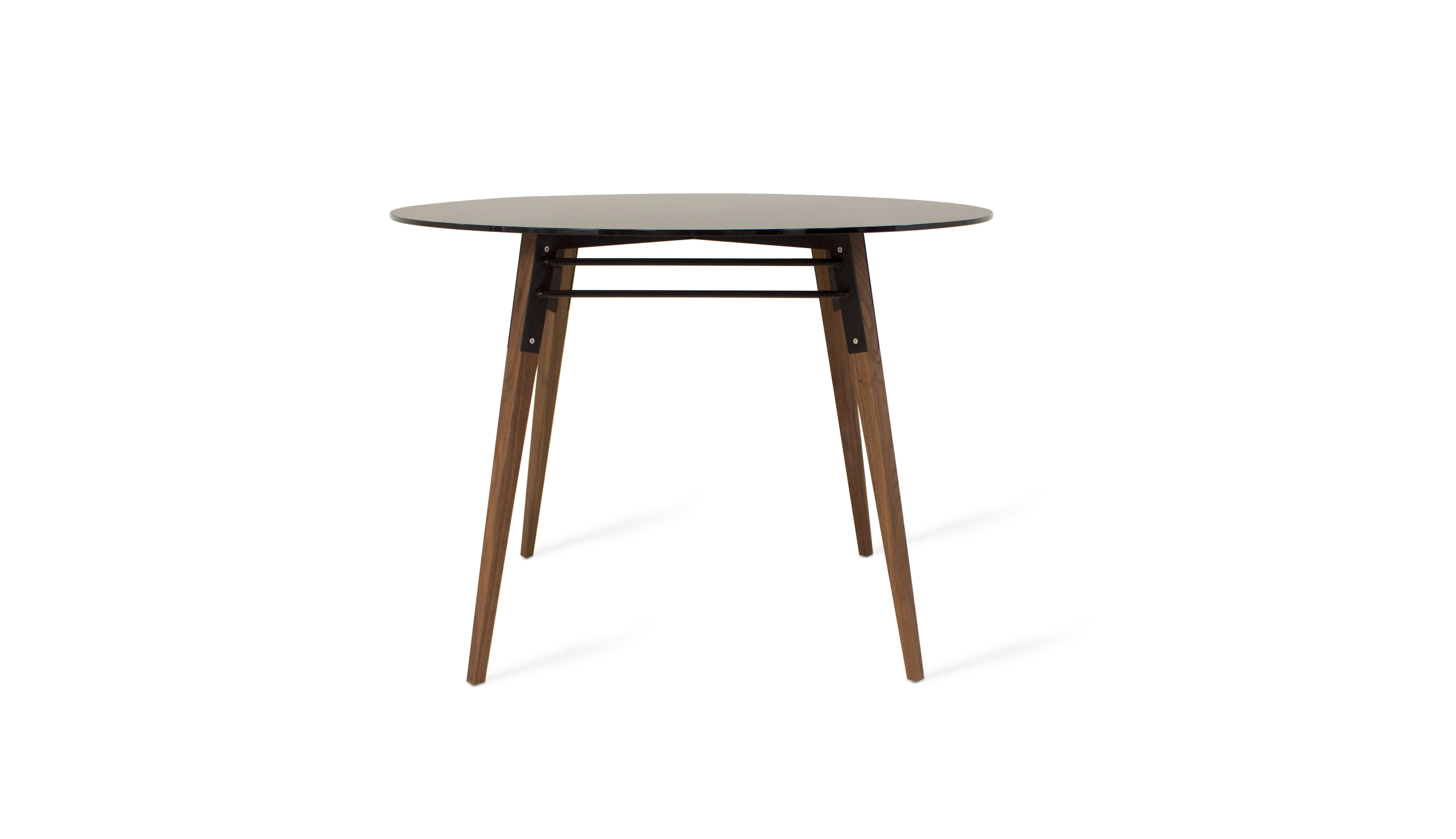 Tronk Design Tronk Round Glass Top Dining Table | Wayfair