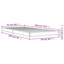 Vidaxl Bed Frame Engineered Wood And Metal-251326200-251326207