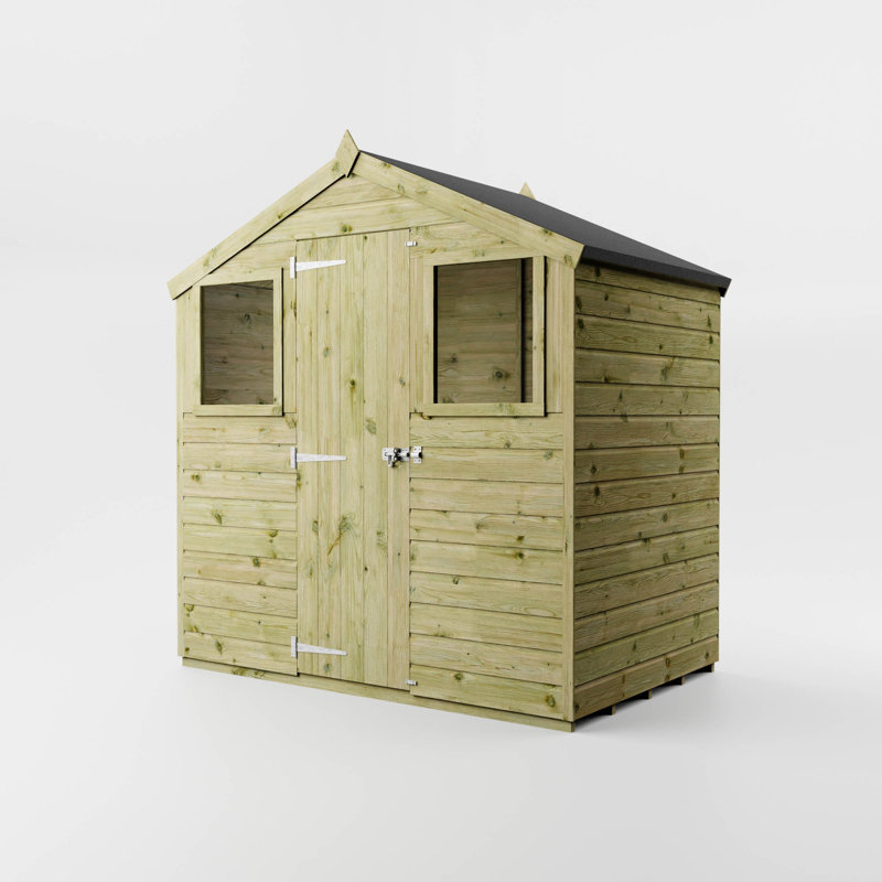 Mercia 4 x 6ft Shiplap Apex Shed, Yes