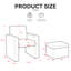 Chaise d'appoint rembourrée avec repose-pieds avec rangement-1499218403