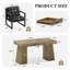Ensemble table et chaises de salle à manger avec 2 tiroirs et chaises assorties-1331698692-1331699706