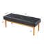 Banc de chambre en tissu