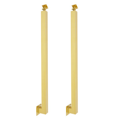Stair Railing Posts, 2Pcs Stair Baluster Posts, Adjustable Stair Railing Posts For Deck, Balcony, Stair