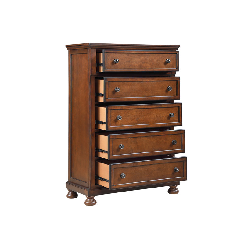 Eedie 39.5" W 5-Drawer Dresser