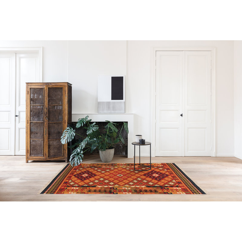 Sivas Southwestern Hand Woven Area Rug Set, Rectangle 100 x 160cm