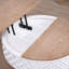 Table basse ronde avec rangement