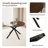 46.5" Wood Round Dining Table-1047603685