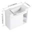Meuble-lavabo mural avec lavabo en céramique blanche-1333522087