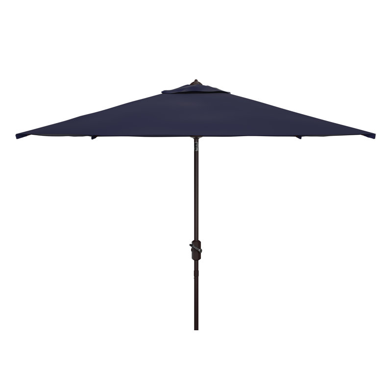 Parasol de marché carré 90 po Lealia, Bleu marine