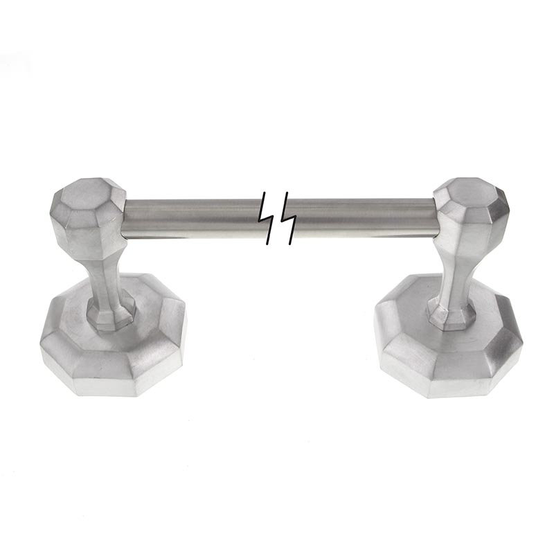 Archimedes Towel Bar, Vintage Pewter, 2.5" H x 20.5" W x 3.5" D