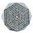 Hexagon Garden Stools, Unique Capiz Accent Side Table