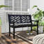 Banc d'extérieur, banc de jardin, banc de patio en bois pour jardin, pelouse, porche, cour, entrée de travail