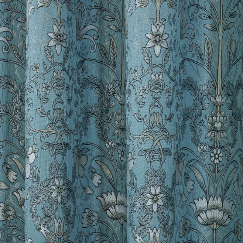 Deloria Room Darkening Curtain Pair, Blue, 90" x 54"