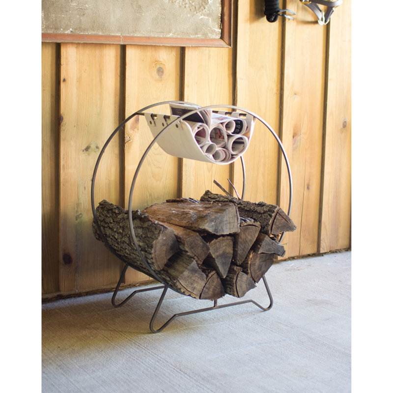 Arpina 14'' W Metal Log Rack