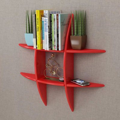 2 Piece Free Form Floating Shelf