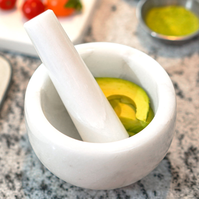 Stoneware Mortar And Pestle Set