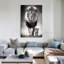Canvas Wall Art Lion Decor Picture Lion And Cub Prints Wild Animal Poster Modern Artwork-563382413