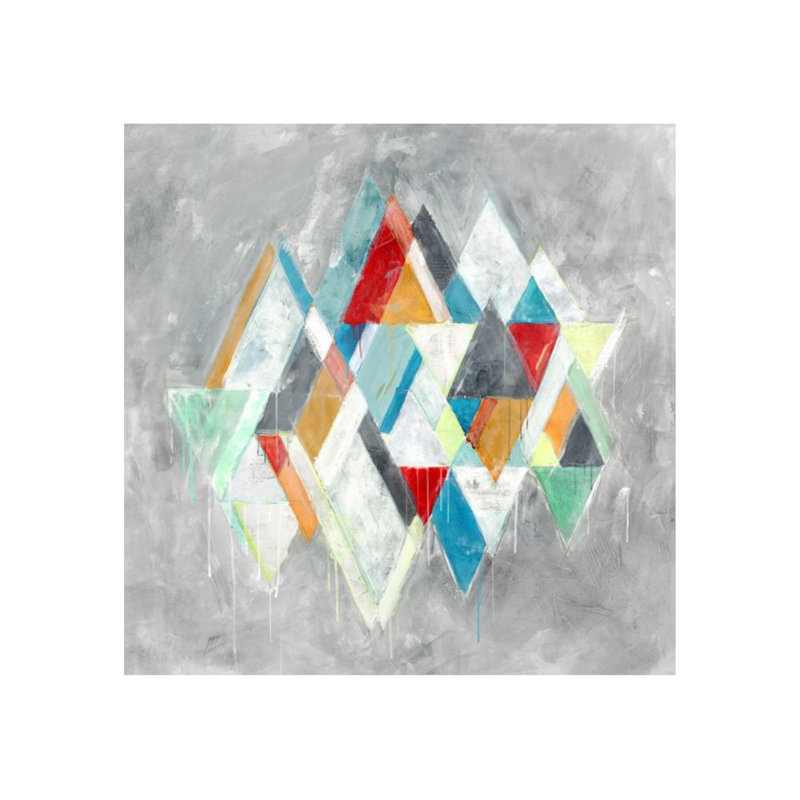 Ups and Downs I par Elena Carlie - impression, Plexi, H 30 po x l 30 po x P 1,5 po