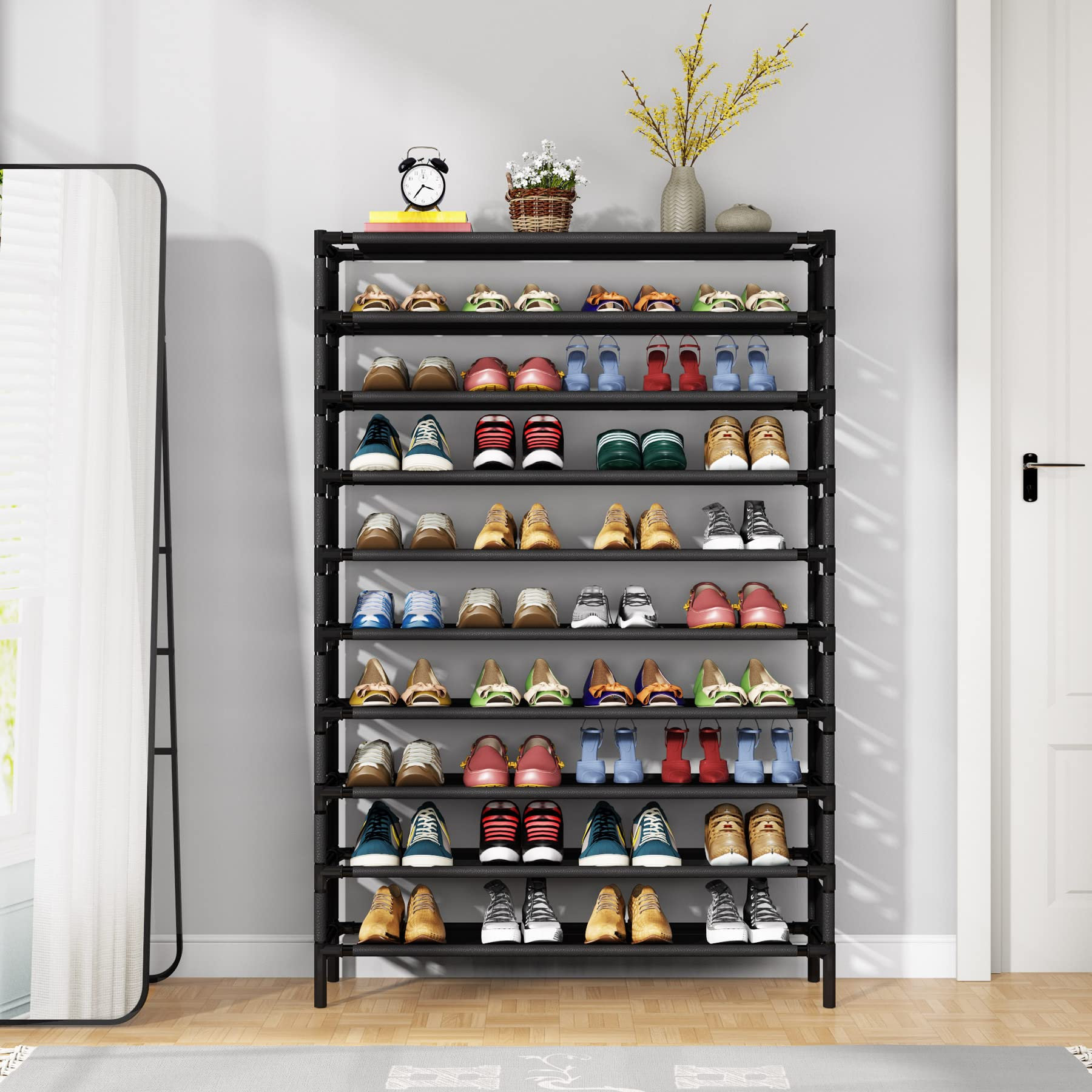 Hokku Designs 50 Pair Shoe Rack | Wayfair