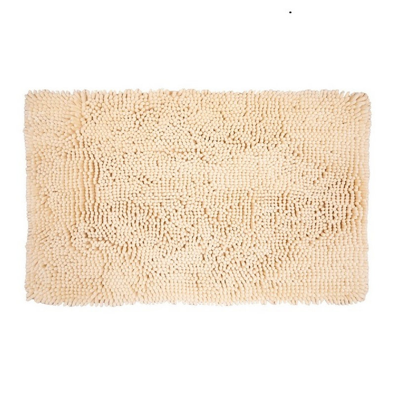 Descente de bain, L 21 po x L 34 po, Crème