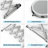 Round Chrome Metal LED Lighted Magnifying Extension Wall Mounted Bathroom Vanity Makeup Mirror-1944970684