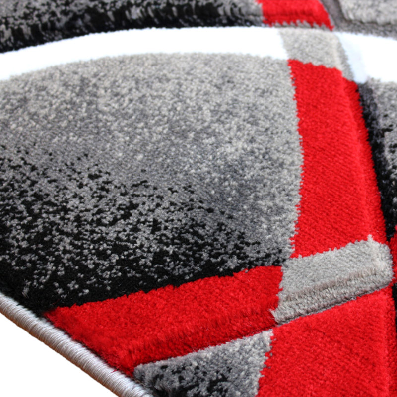 Tapis à poils longs Skakli, Tapis de couloir 2 pi 9 po x 10 pi