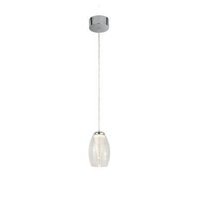 Ruari 1 - Light Chrome LED Single Pendant