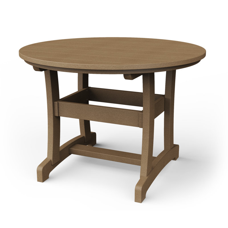 Table de salle à manger Stella, H 42 po x l 42 po x P 42 po, Brun foncé