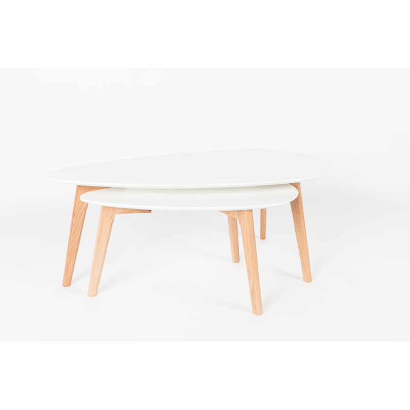 Drop Nesting End Table