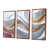 Toile avec cadre flottant brun