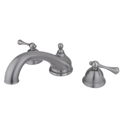 Double Handle Deck Mounted Roman Tub Faucet