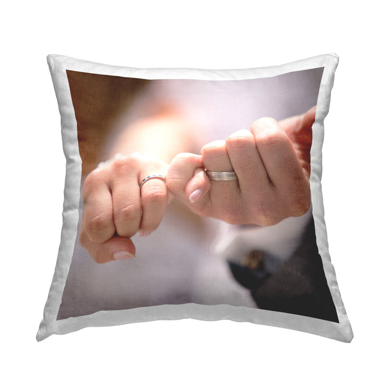 Coussin d'extérieur imprimé carré blanc personnalisé