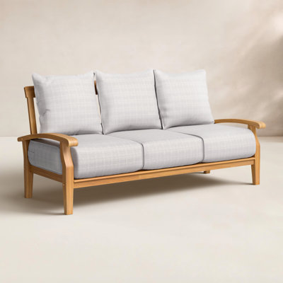 Summerton 78" Teak Patio Sofa