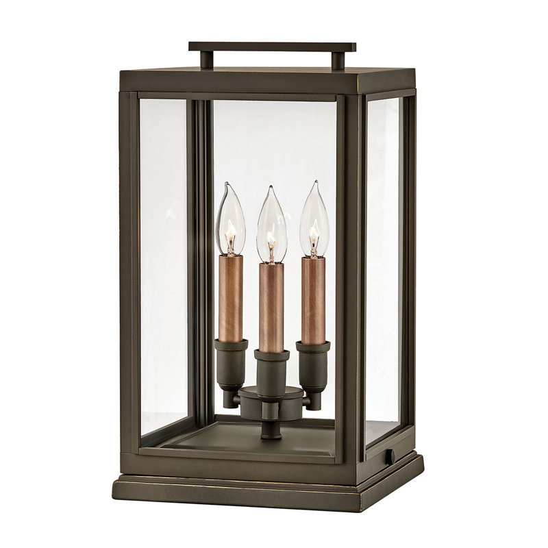 Sutcliffe Transparent Pier Mount Light, Oil Rubbed Bronze