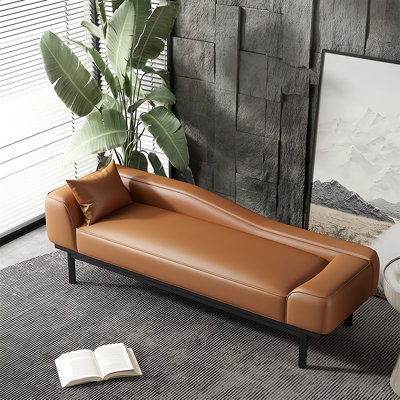 Leather Match Upholstered Bench