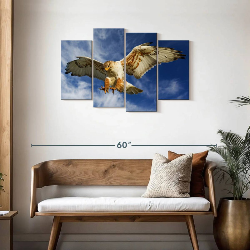 Brampt Hawk Attack, 27" H x 43" W