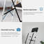 4-Step Steel Folding Step Ladder with Handrails, Tool Bag, Anti-Slip Matts