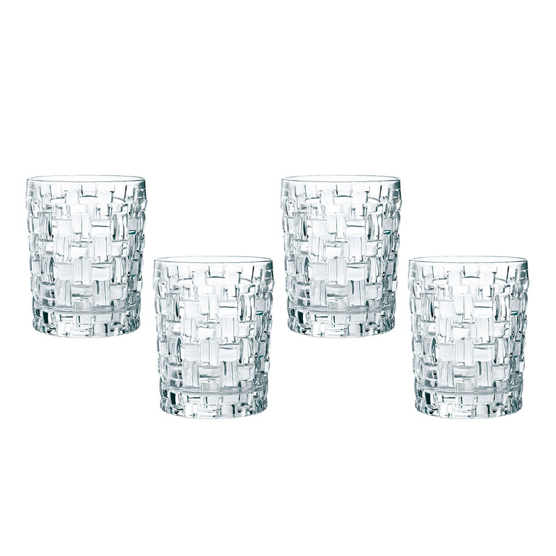 Ensemble de 4 verres à whisky 11,2 oz