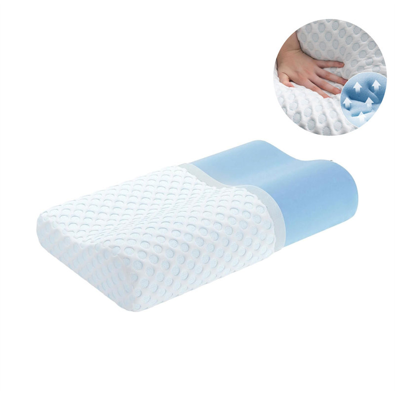 1Pc Neck Pillow Memory Foam Contour Pillow For Pain Relief Cervical Pillow For Sleeping, Orthopedic For Neck And Shoulder Pain, Ergonomic Pillow For Side Back Stomach Sleeper