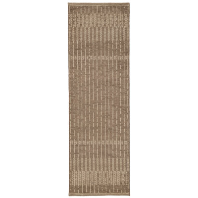 Vanna Hand-Knotted Striped Wool Rug