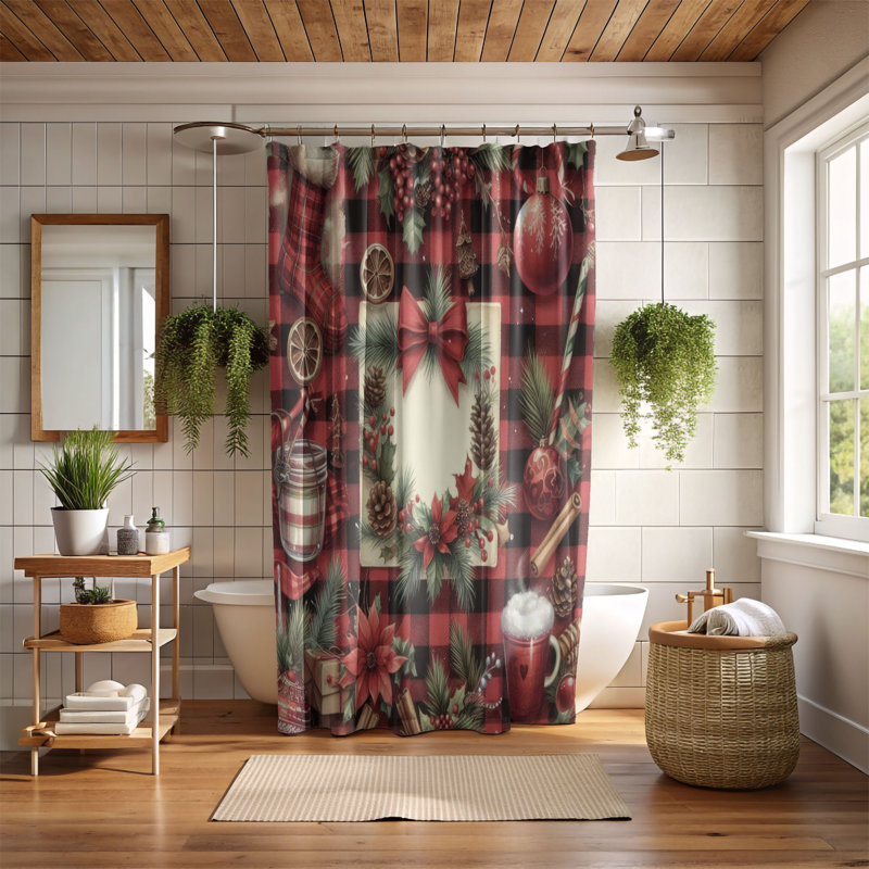 Rideau de douche standard 1 pièce Merry, H 74 po x l 40 po