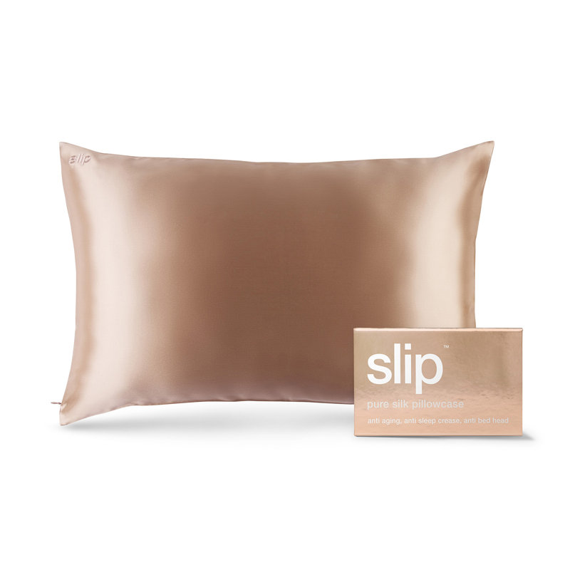  Slip Pure Silk Queen Pillowcase, Gold