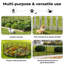 61cm H x 32cm W Metal Fence Panels Included-121334214
