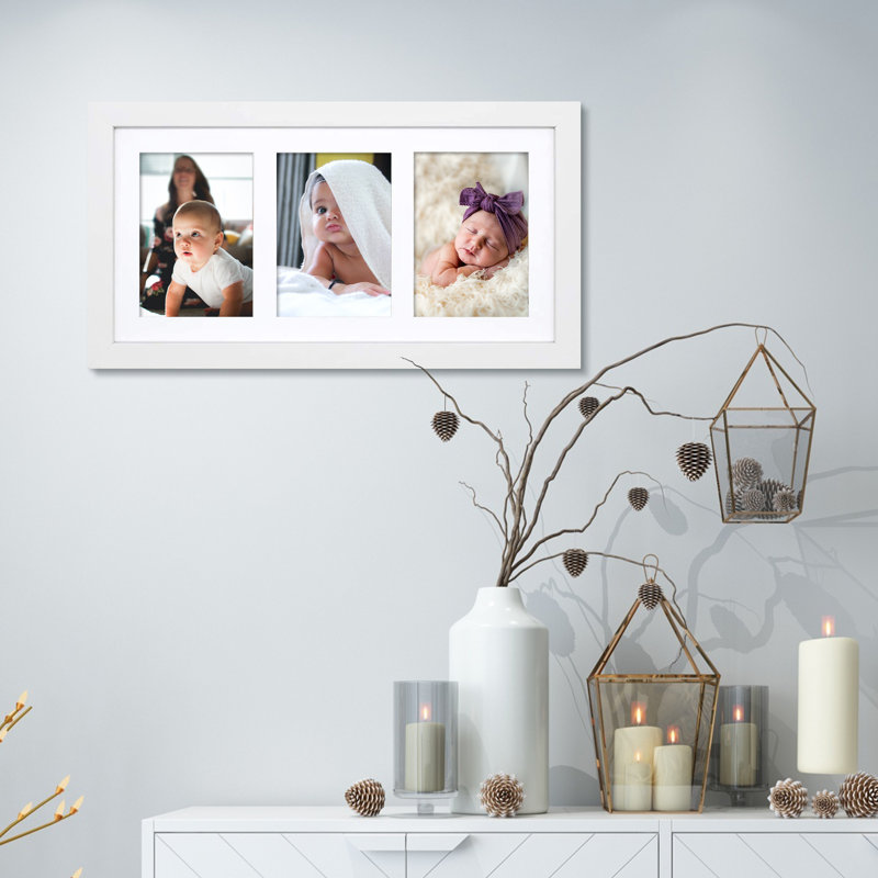 Lenoria 5x7 White Wood Picture Frame