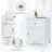 Bourrache Wooden Nightstand with Drawer and Cabinet-104846190