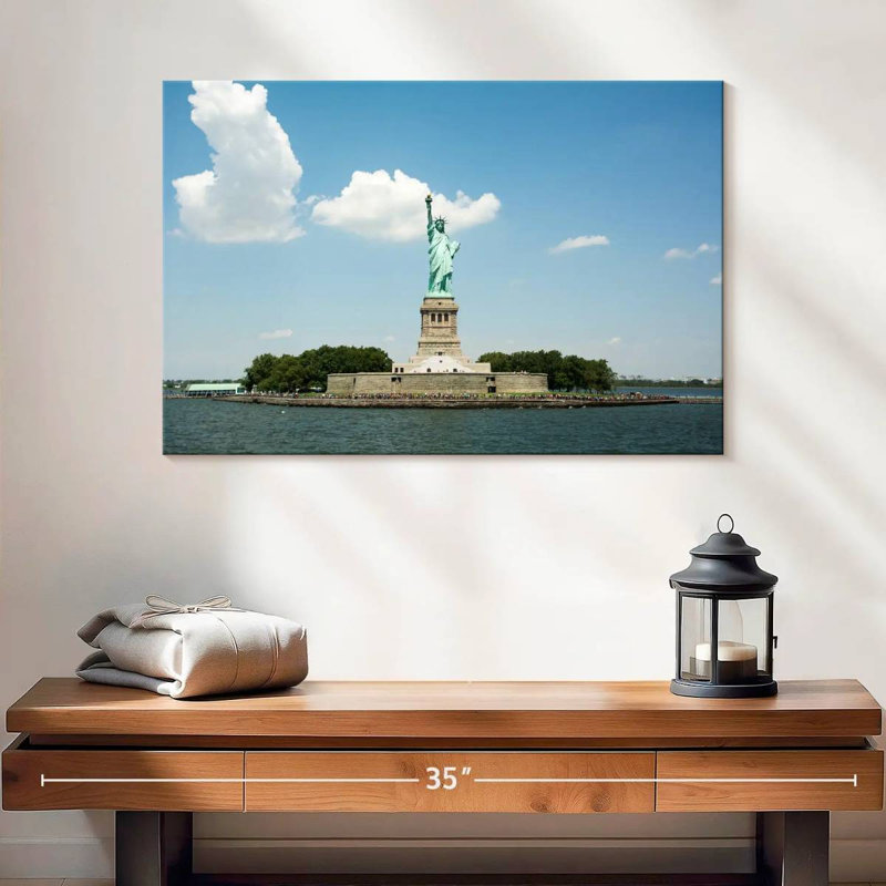 Ravi Historic Liberty Island, 16" H x 24" W