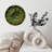 Colorful Rabbit Clock