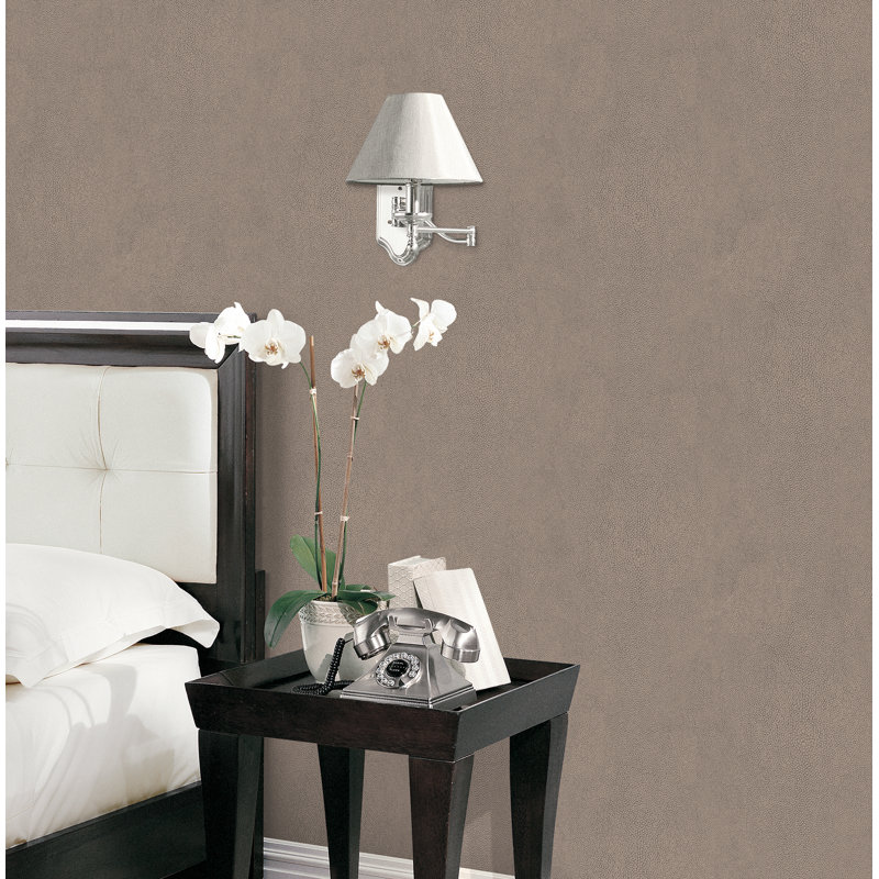 10m x 53cm Matte Wallpaper Roll, Brown