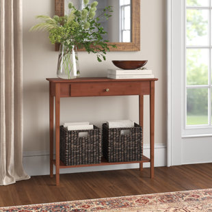 Amreece 32'' Solid Wood Console Table